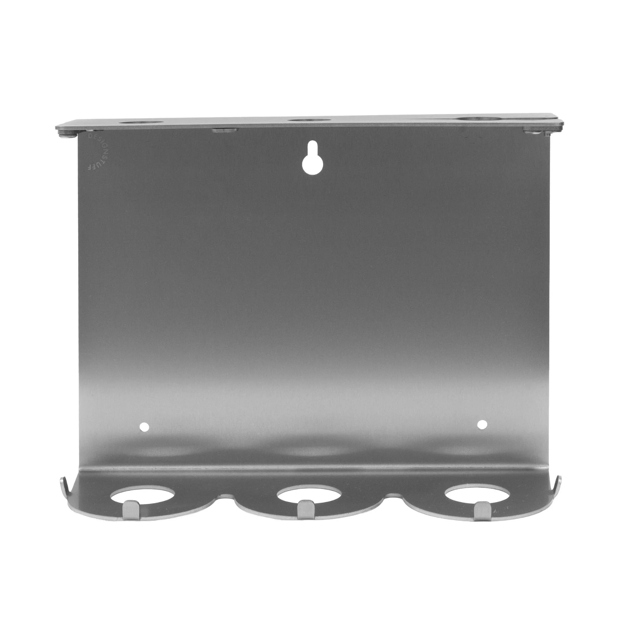 DESIGNSTUFF Lockable Soap Dispenser Holder, Triple 500ml, Brushed Steel - Image 3