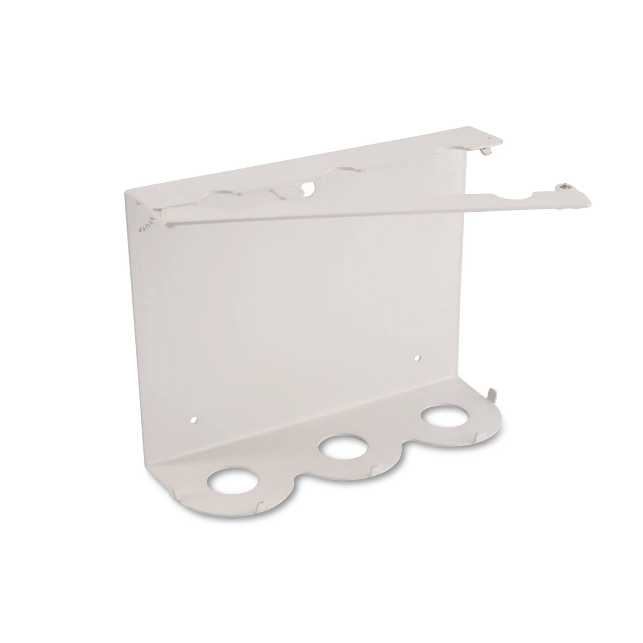 DESIGNSTUFF Lockable Soap Dispenser Holder, Triple 500ml, White - Image 3