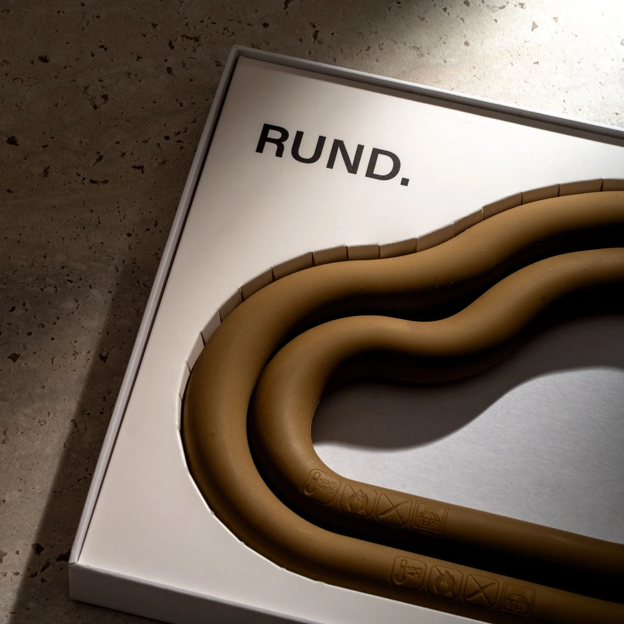 DESIGNSTUFF RUND Curve Trivet Gift Set, Fern - Image 7