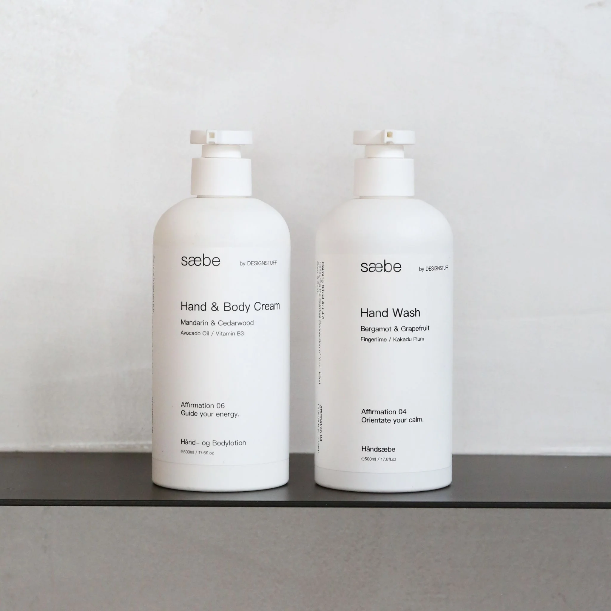 DESIGNSTUFF LUYO Saebe Gift Set, Hand Wash & Hand Cream, White - Image 3