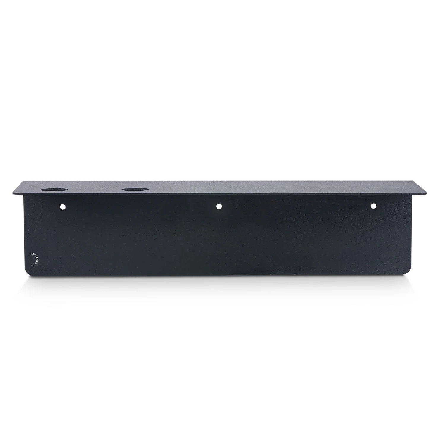 DESIGNSTUFF Shelf w/ Dual Soap Dispenser Holder, L40 cm, Black - Image 7