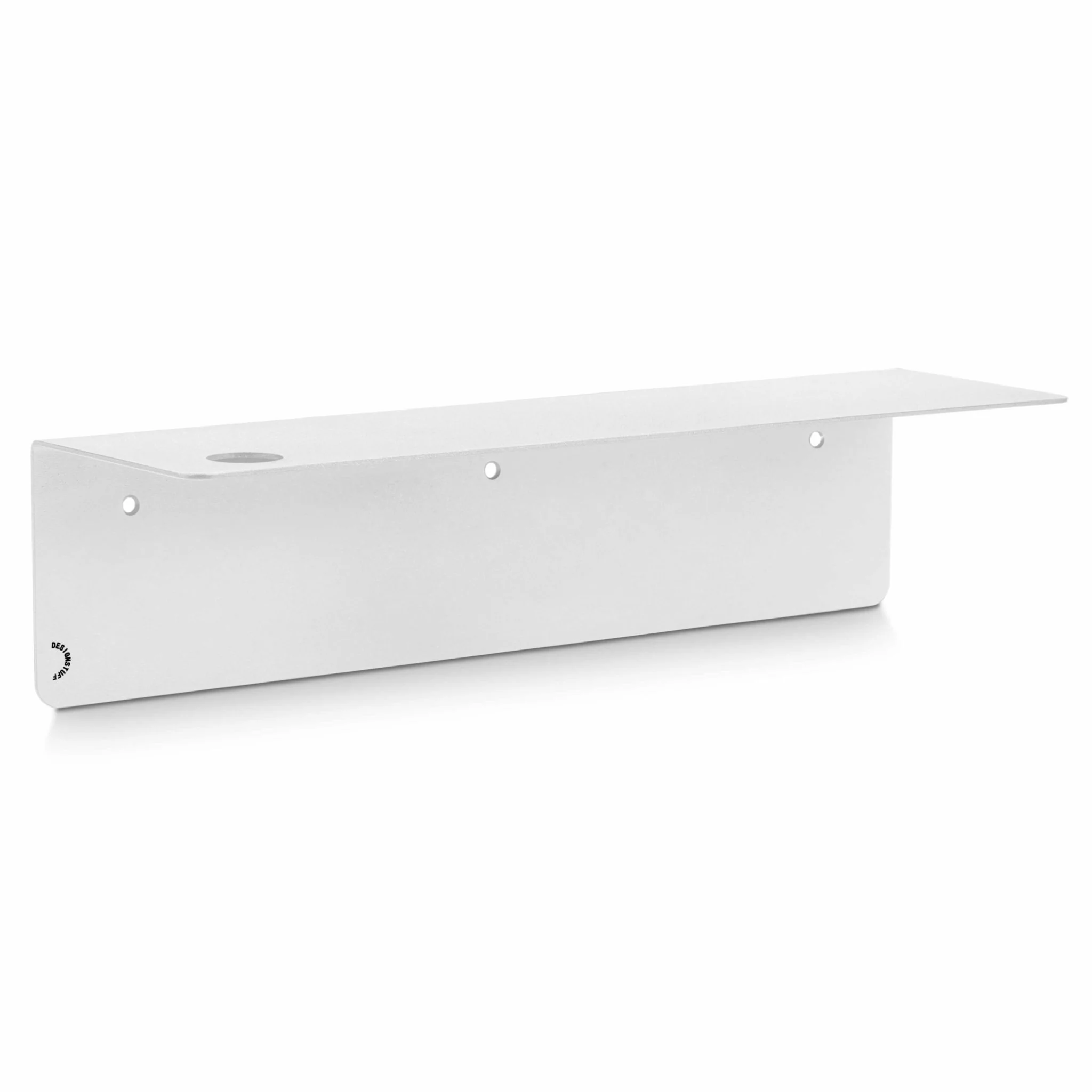 DESIGNSTUFF Shelf w/ Single Soap Dispenser Holder, L40 cm, White - Image 5