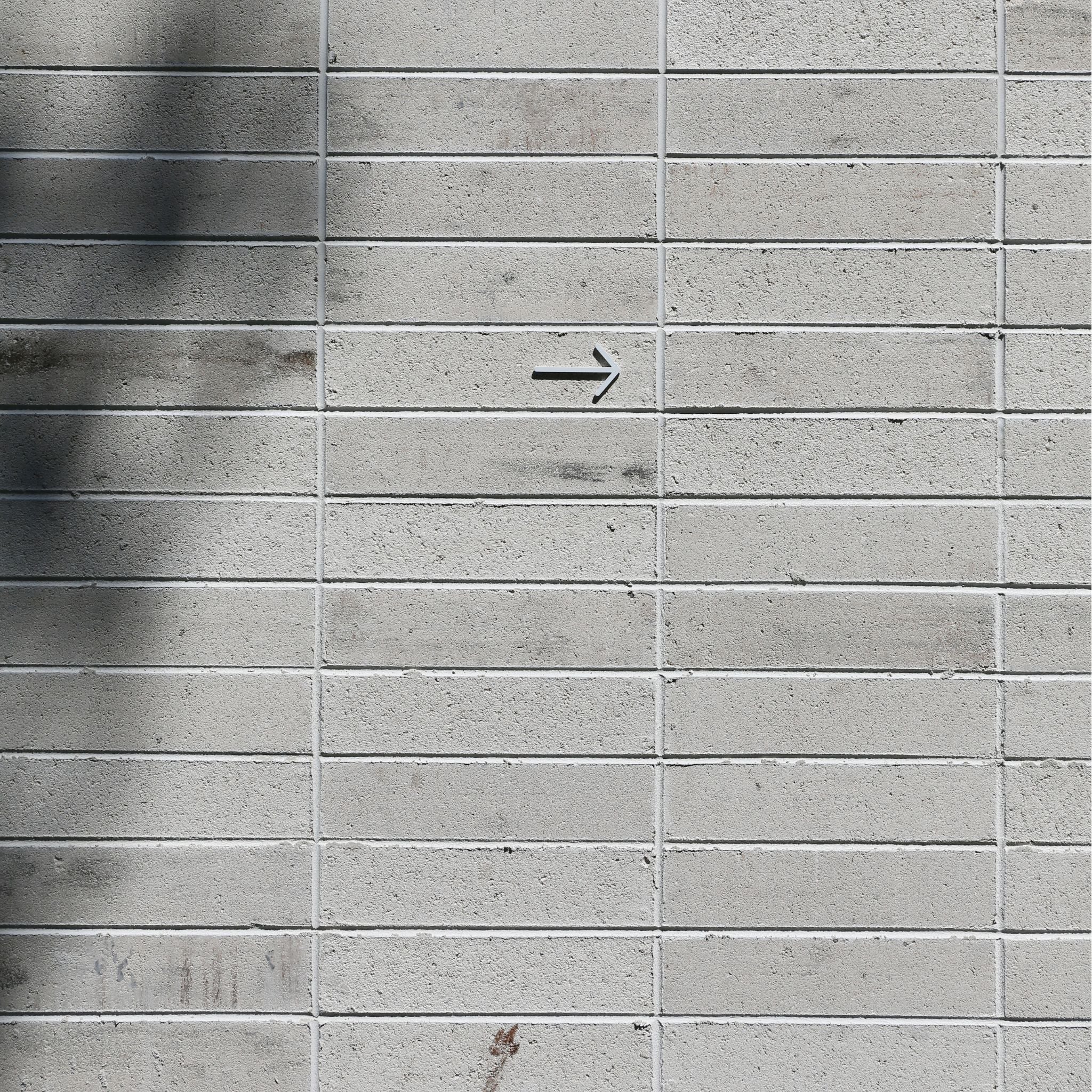 DESIGNSTUFF Signage, Arrow, White - Image 4