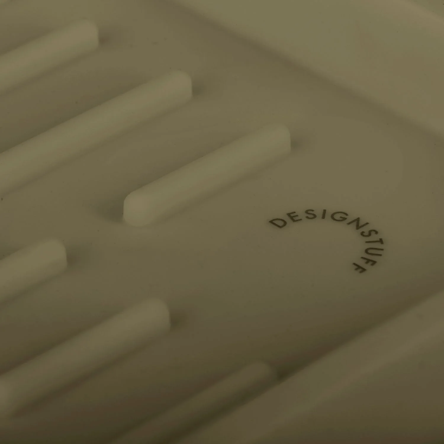 DESIGNSTUFF Sink Tray and Sponge Holder Silicone, Khaki - Image 6