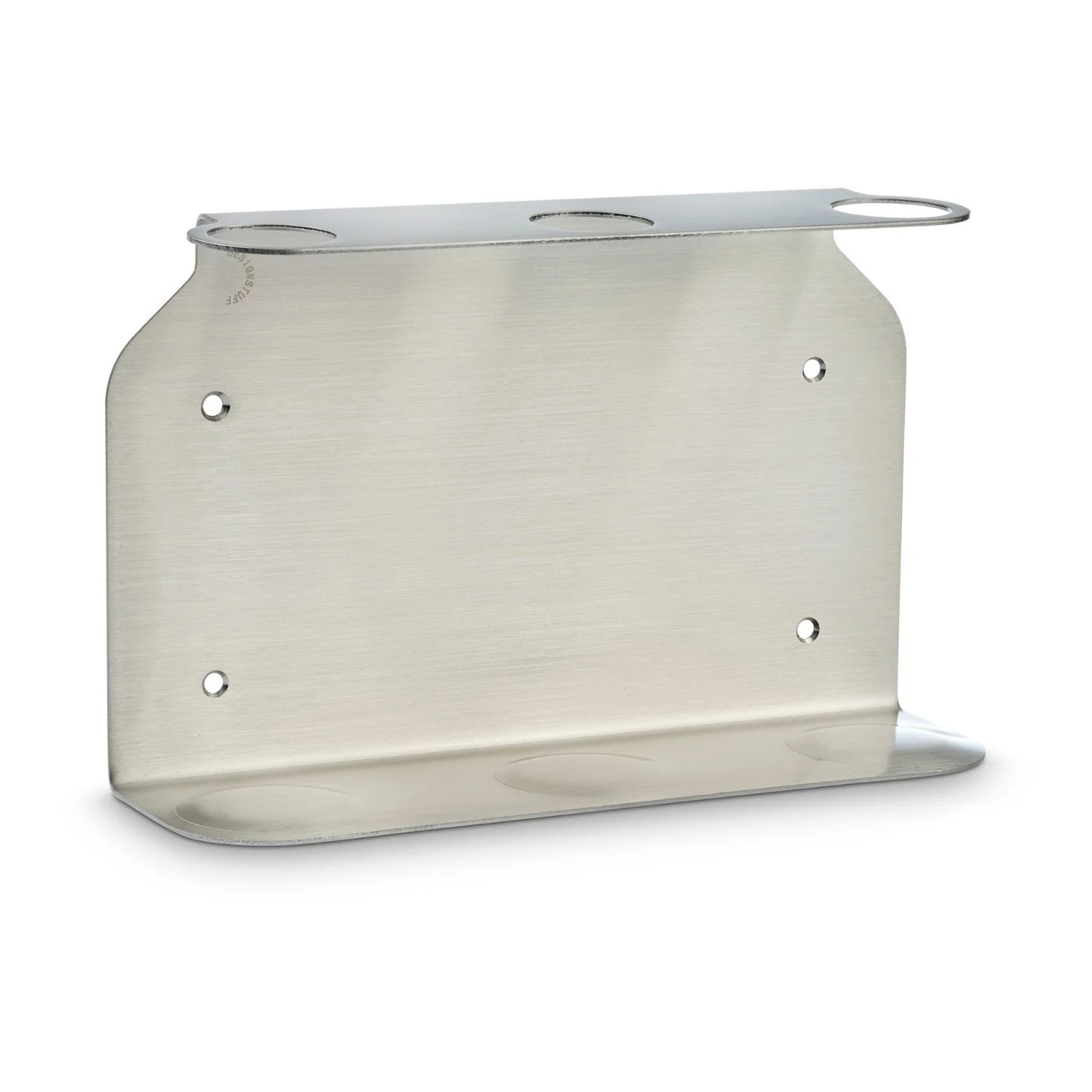 DESIGNSTUFF Triple Soap Dispenser Holder, Brushed Steel - Image 2
