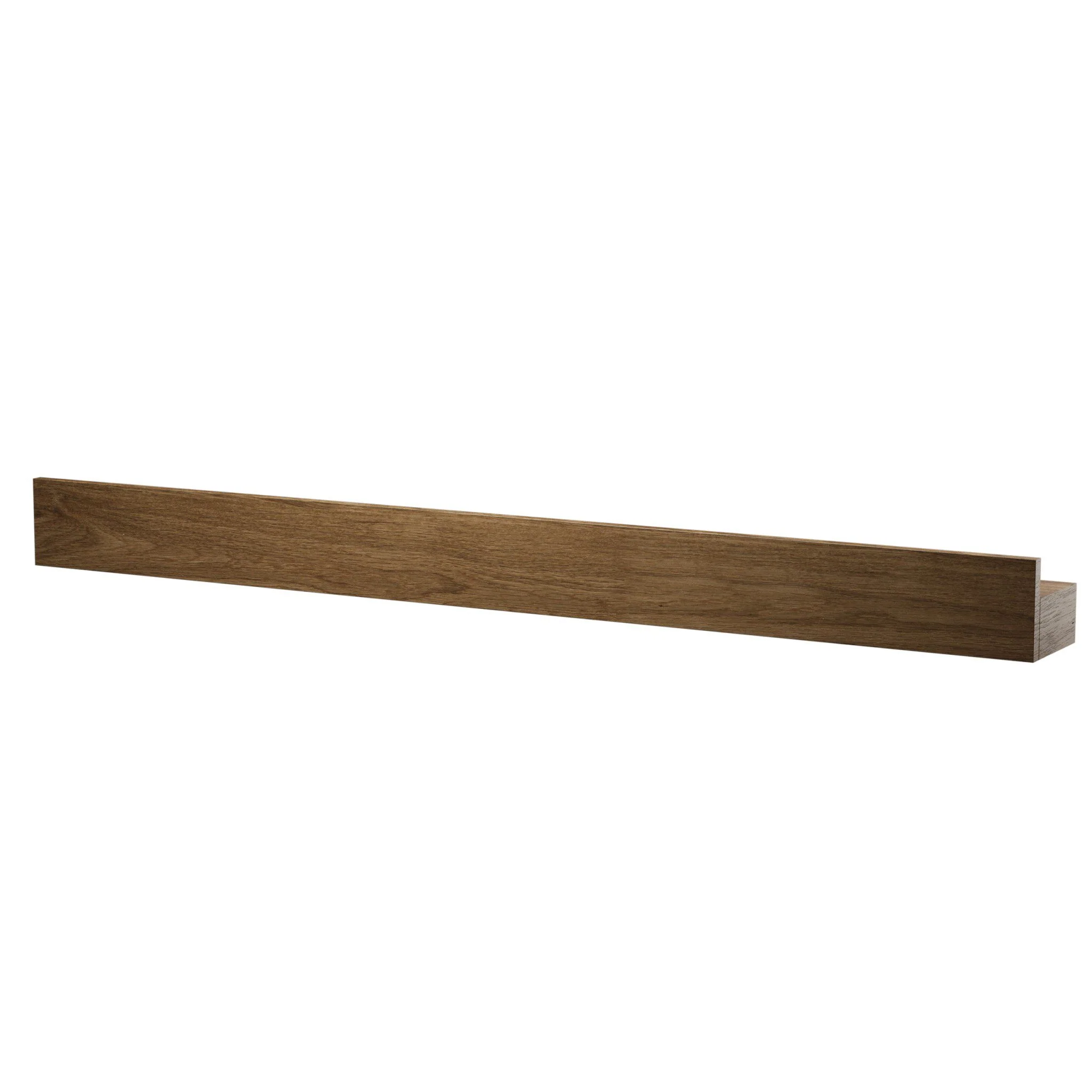 EKTA LIVING Magnetic Shelf/Knife Rack, Smoked Oak - 2 Sizes - Image 2