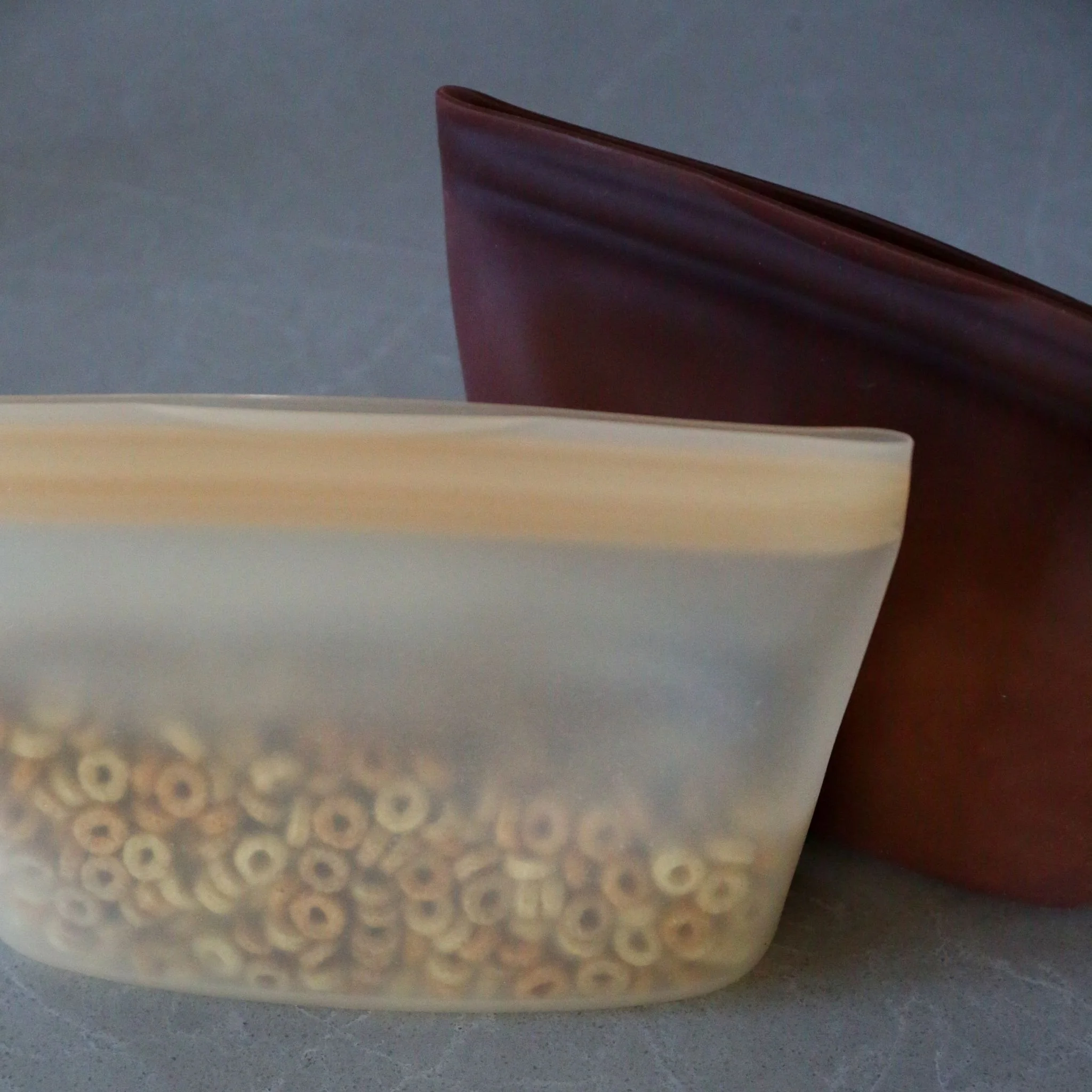 ENKEL STUDIO Keep Pouch, Silicone, Large, Burgundy - Image 7