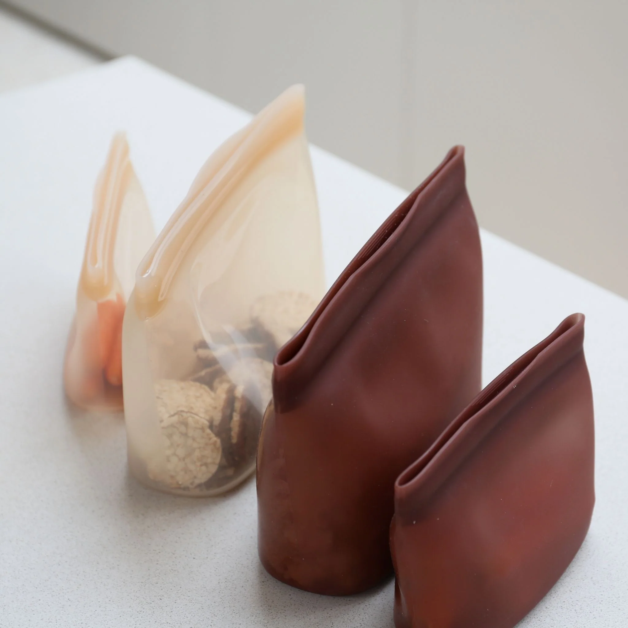 ENKEL STUDIO Keep Pouch, Silicone, Compact, Caramel - Image 5