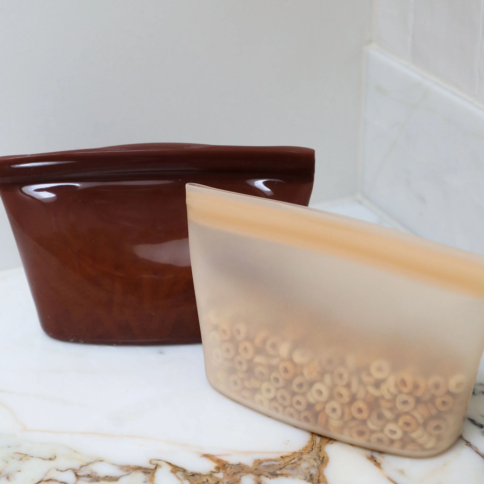 ENKEL STUDIO Keep Pouch, Silicone, Large, Caramel - Image 2