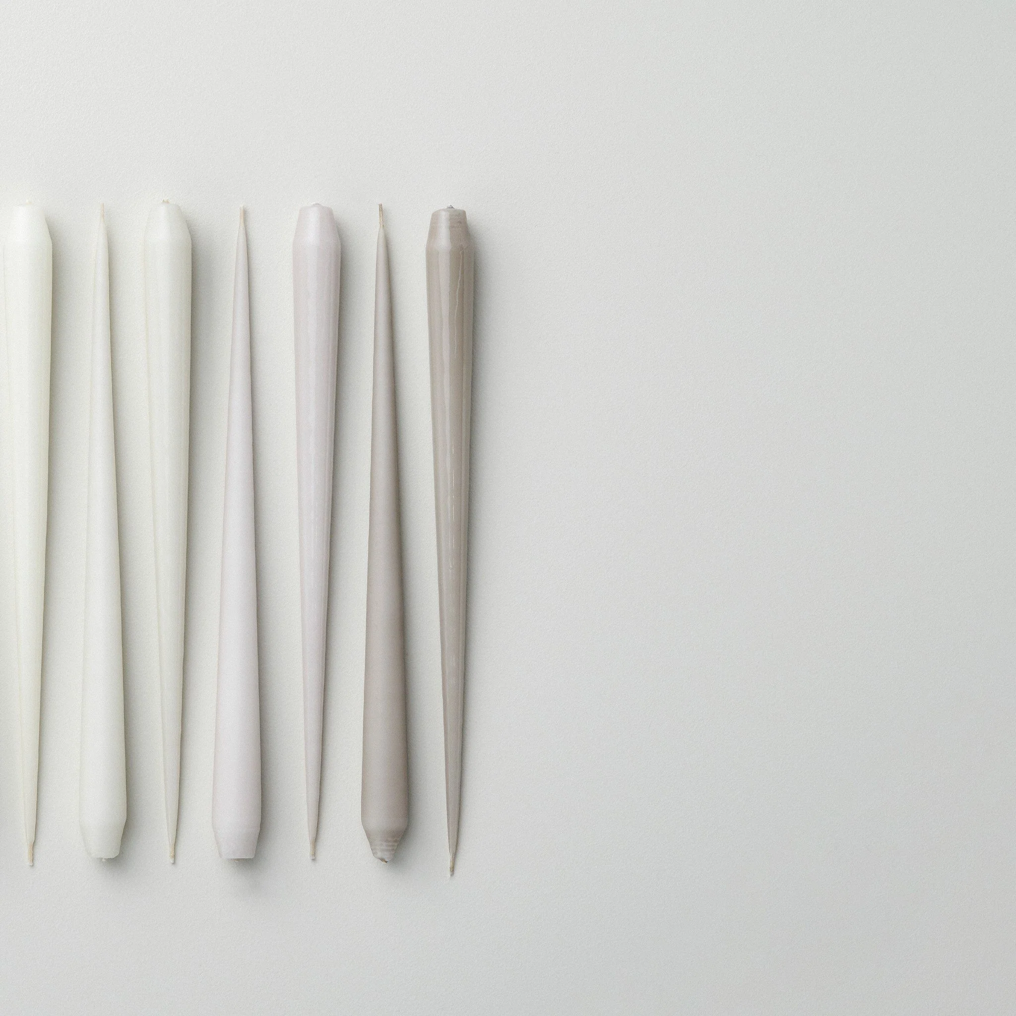 ESTER & ERIK Taper Candle, 32cm, Linen Grey - Image 6