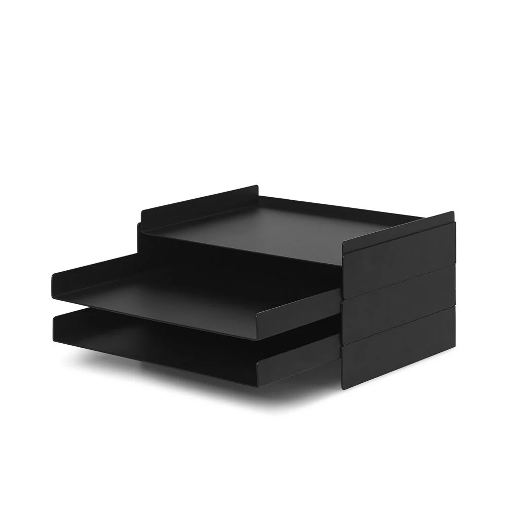 FERM LIVING 2x2 Desk Organiser, Black - Image 2