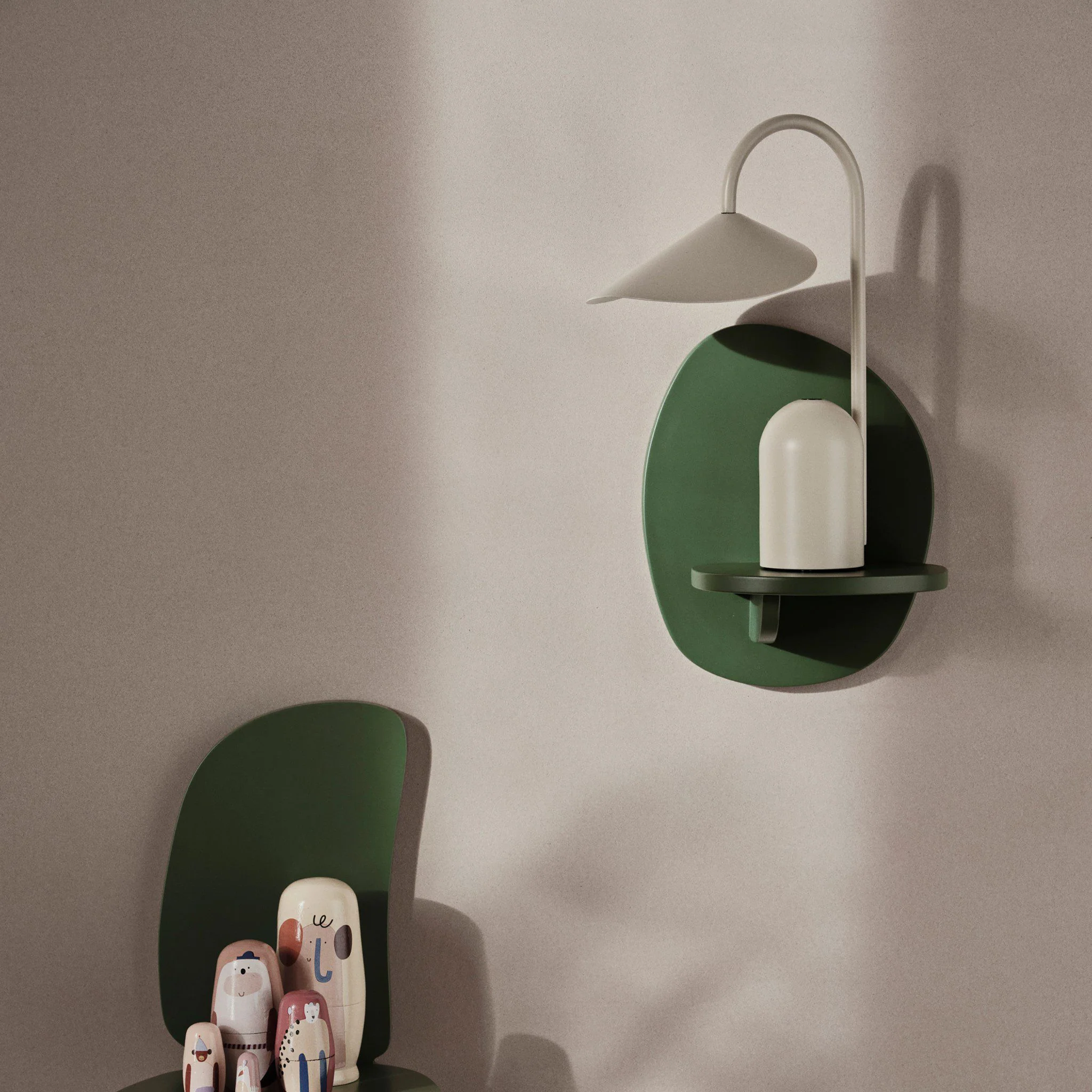 FERM LIVING Arum Portable Lamp, Cashmere - Image 3