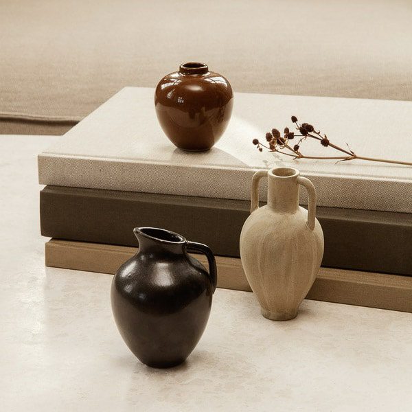 FERM LIVING Ary Mini Vase, Large, H11,5cm, Sand - Image 5