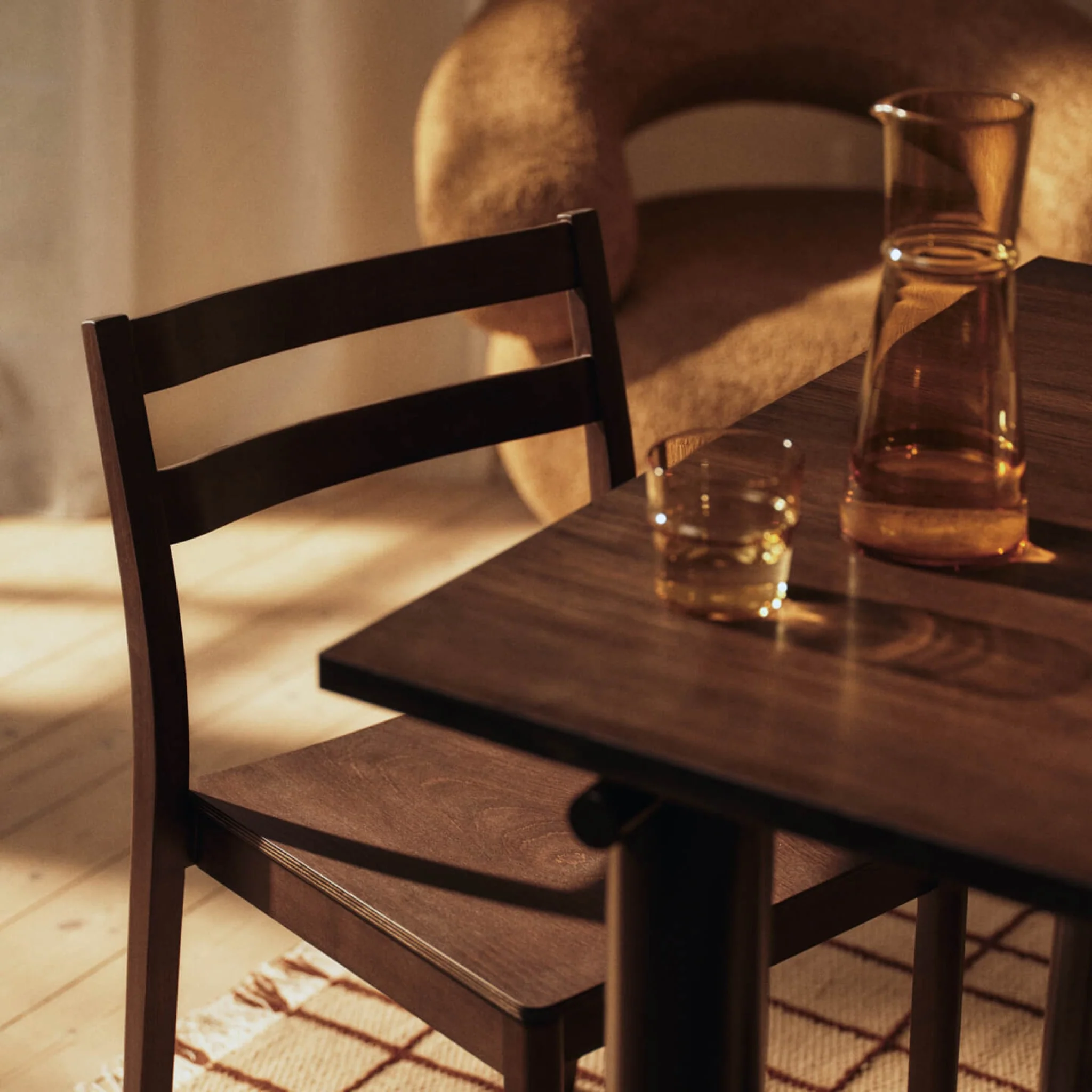 PRE-ORDER │ FERM LIVING Atura Dining Table, 200x90cm, Dark Chocolate/Dark Stained Oak - Image 3
