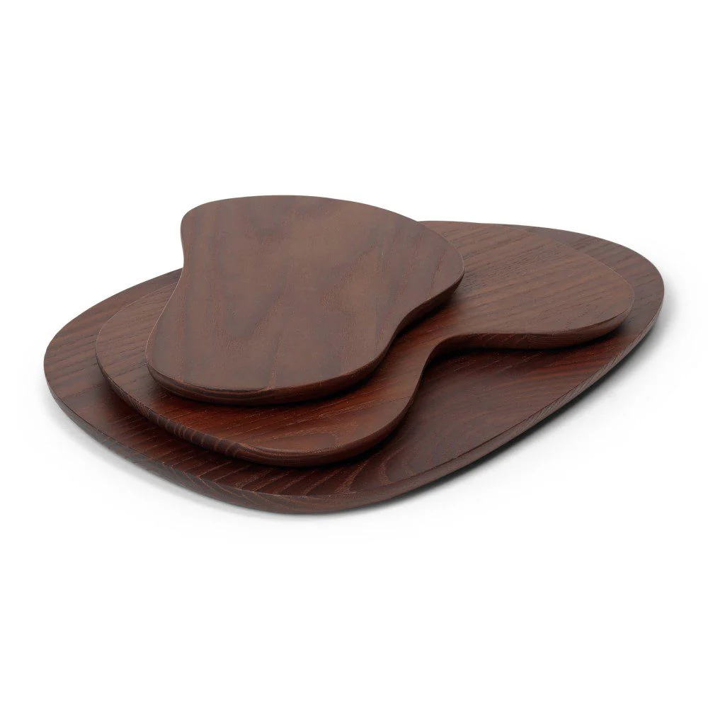 FERM LIVING Cairn Cutting Boards, Dark Brown (Set of 3) - Image 2