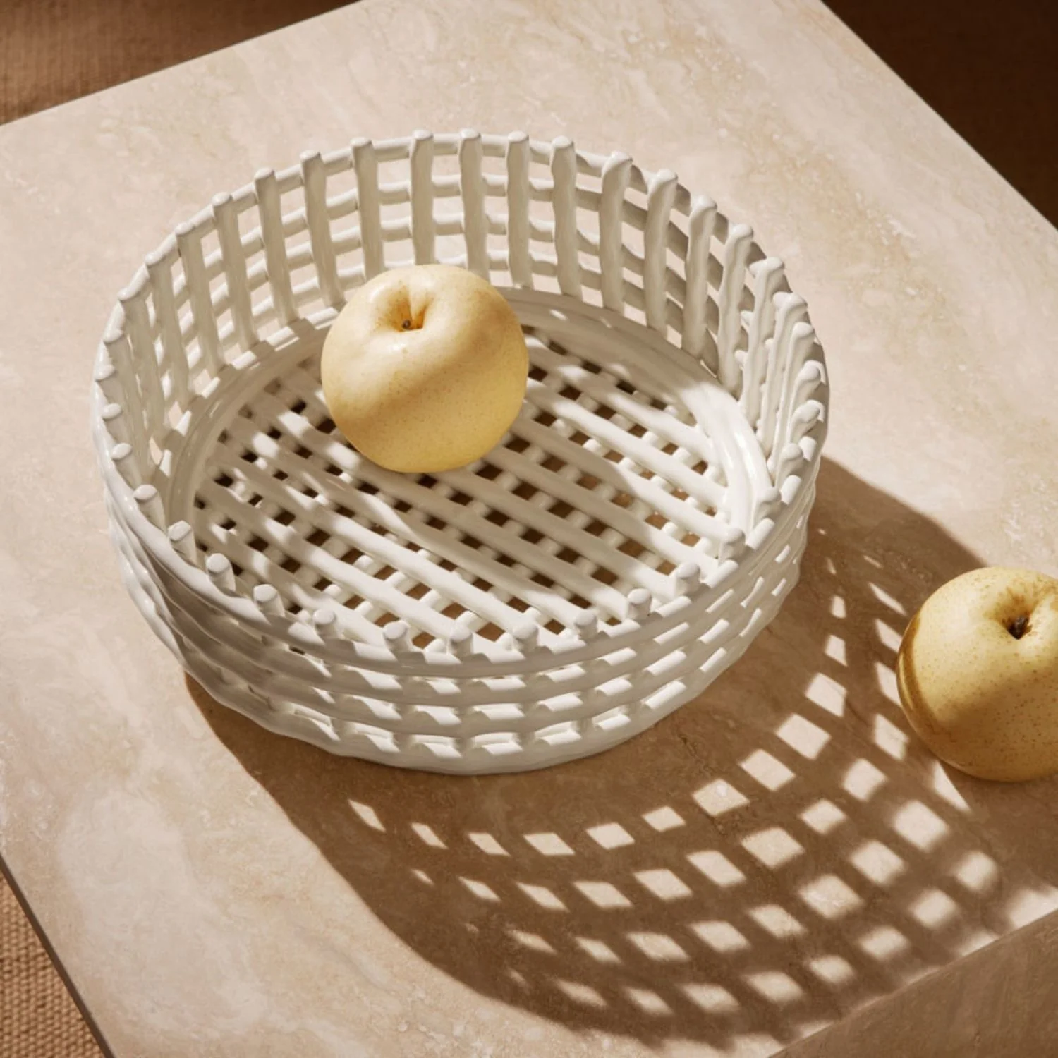 FERM LIVING Ceramic Centrepiece, Off-white - Image 2