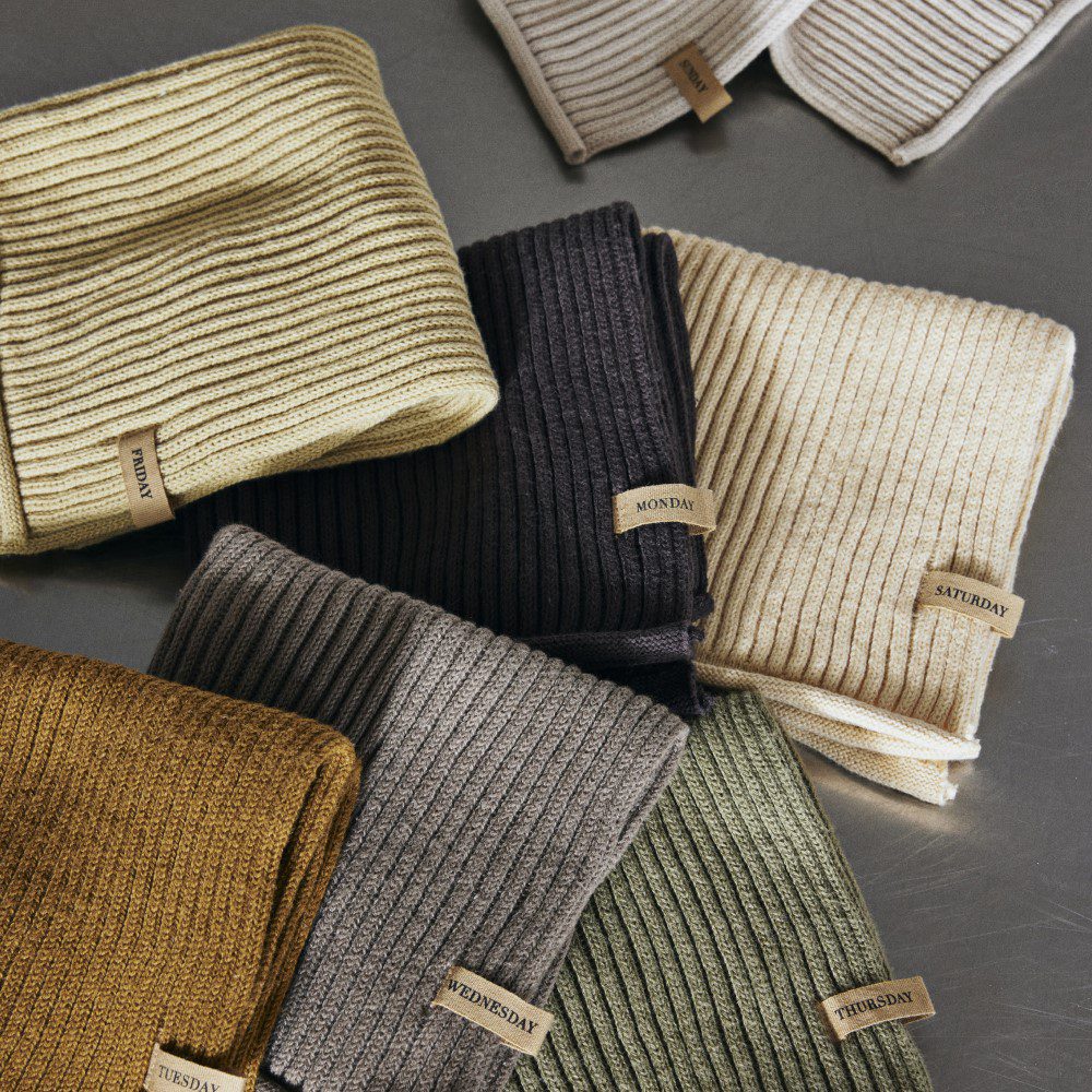FERM LIVING Day Cloths, Calm (Set of 7) - Image 6
