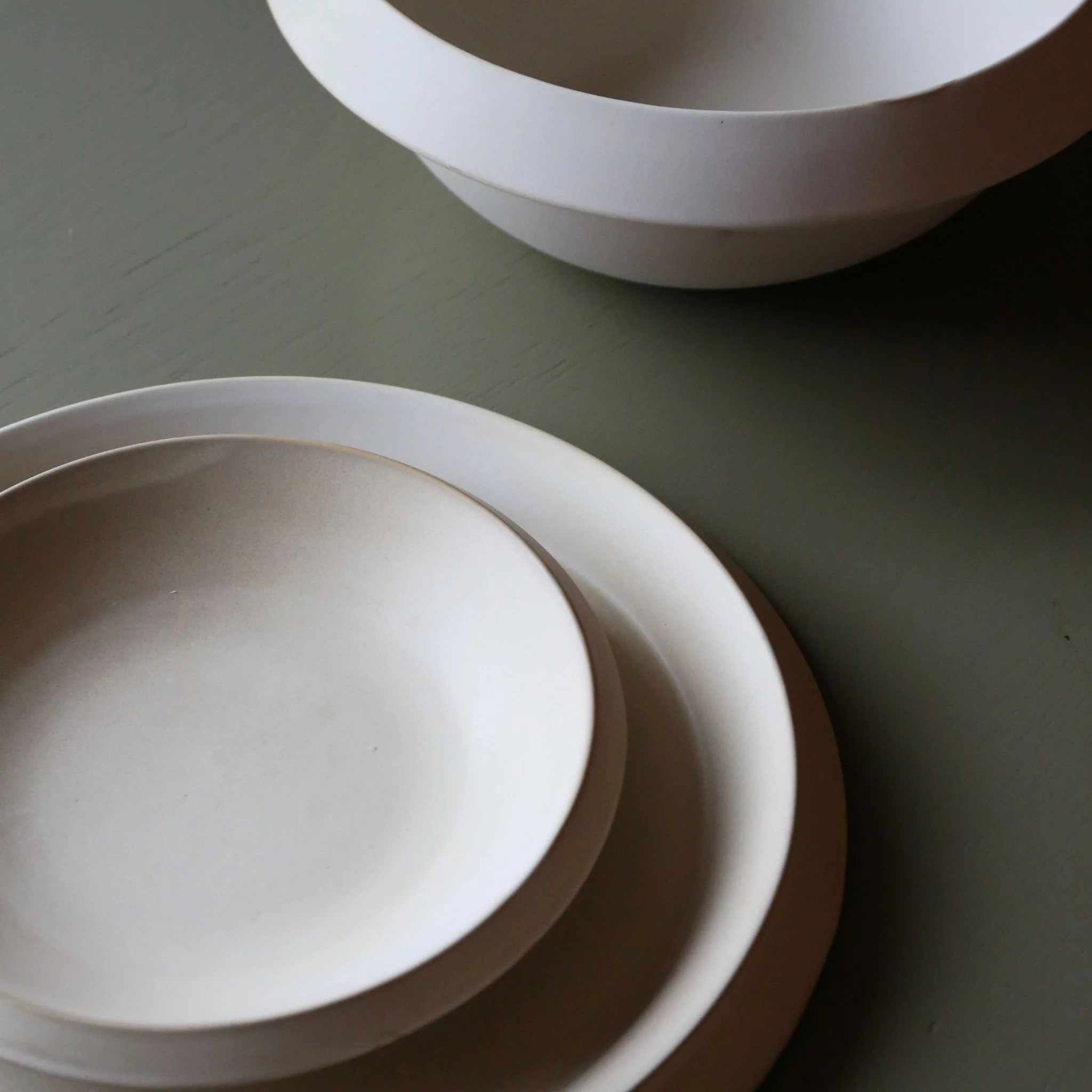FERM LIVING Erena Serving Bowl, D32cm, Cream - Image 7