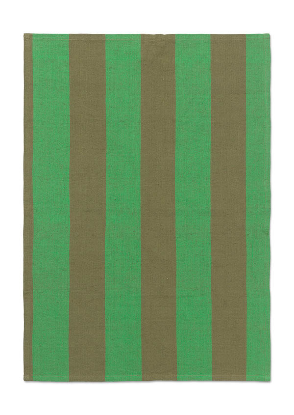 FERM LIVING Hale Kitchen Tea Towel, Olive/Green - Image 5