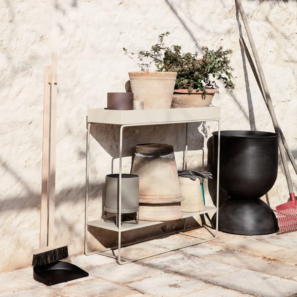 FERM LIVING Hourglass Flower Pot, H59cm Medium, Black - Image 4