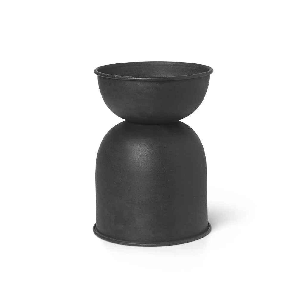 FERM LIVING Hourglass Flower Pot, H42.5cm Small, Black - Image 4