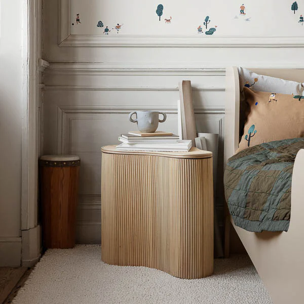 FERM LIVING Isola Storage Table, Natural - Image 3
