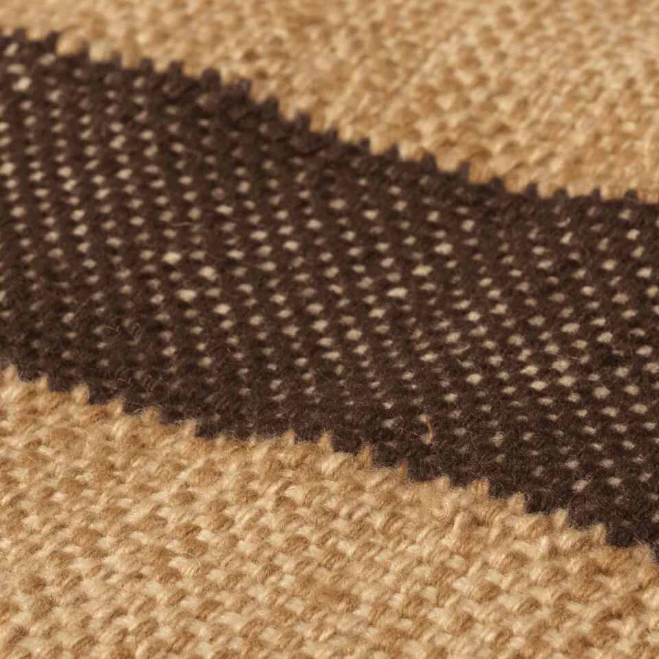 FERM LIVING Ives Rug, Tan/Chocolate – 2 Sizes - Image 8