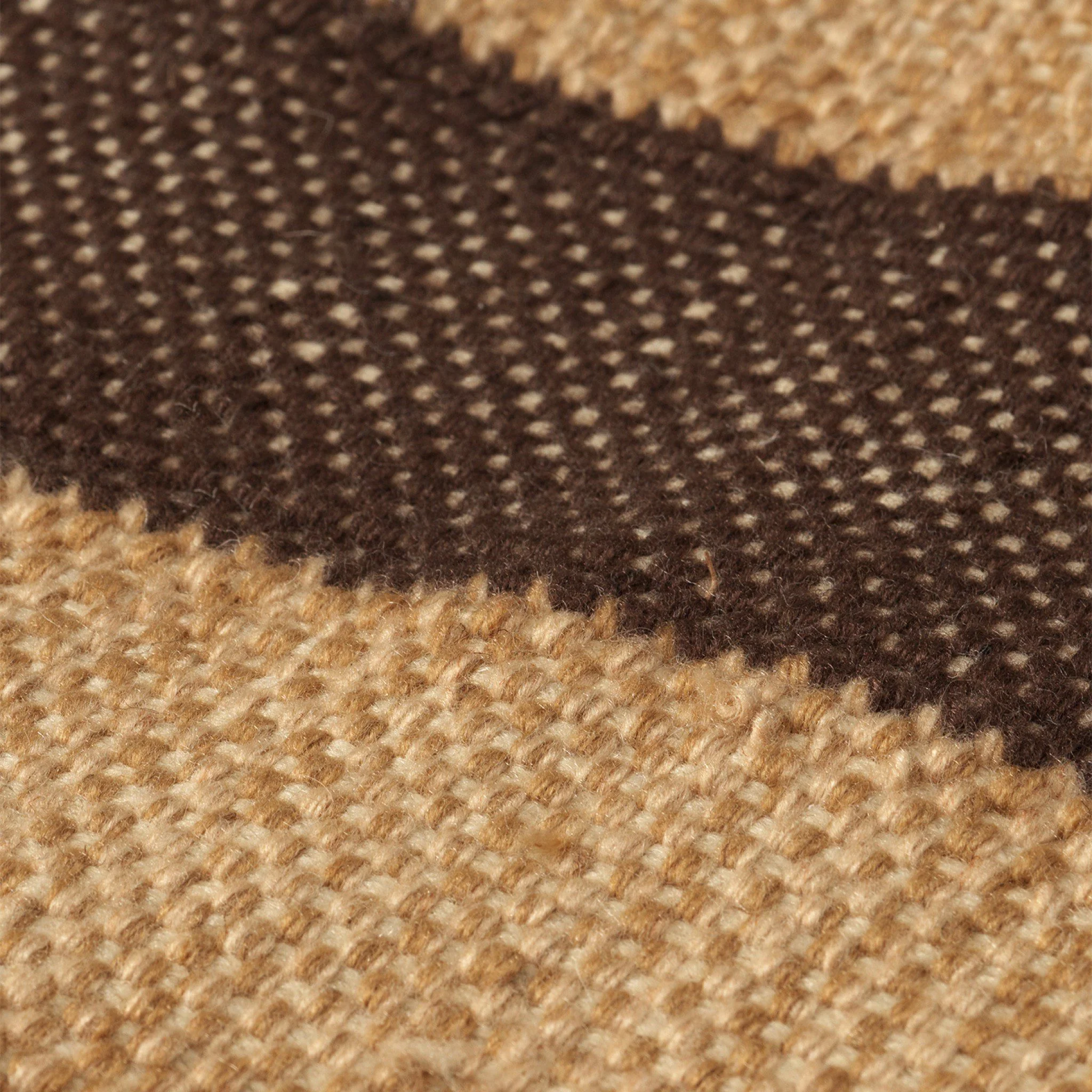 FERM LIVING Ives Runner, Tan/Chocolate, 80x200cm - Image 4