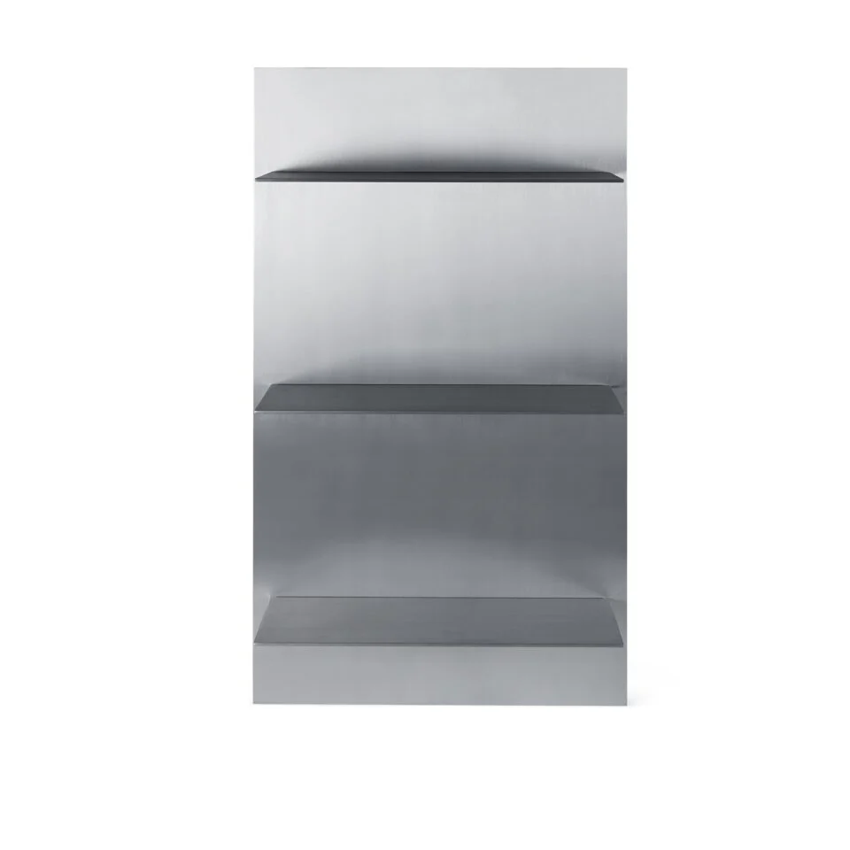 FERM LIVING Lager Wall Shelf, Triple, Aluminium - Image 7
