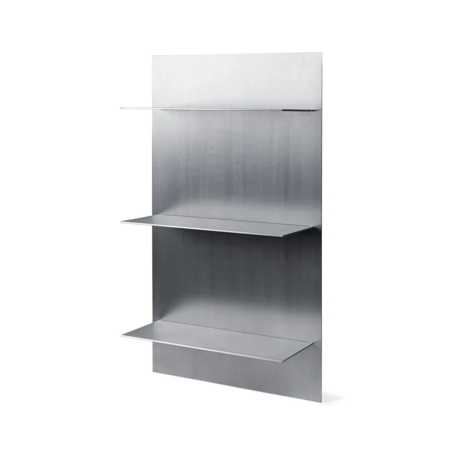 FERM LIVING Lager Wall Shelf, Triple, Aluminium - Image 8