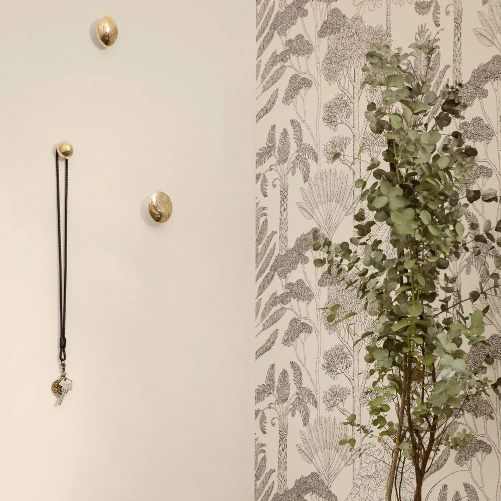 FERM LIVING x Helena Rohner Lemon Wall Hook/Knob, Brass - Image 4
