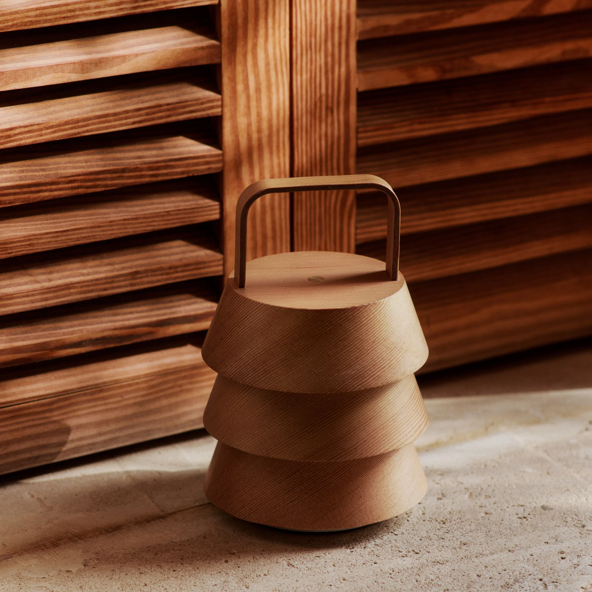 FERM LIVING Luver Portable Lamp, Natural - Image 3