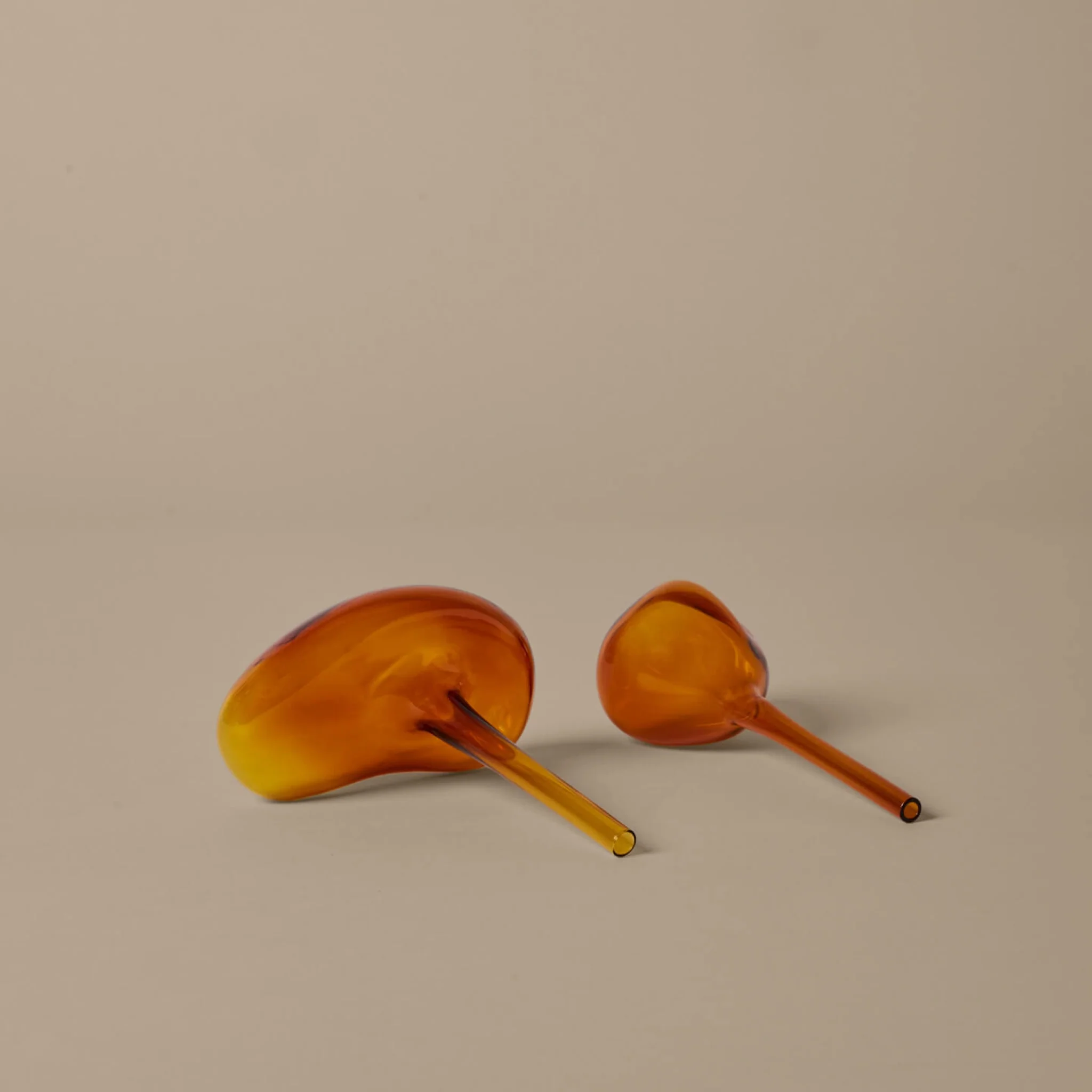 FERM LIVING Mercury Water Globes, Amber (Set of 2) - Image 2