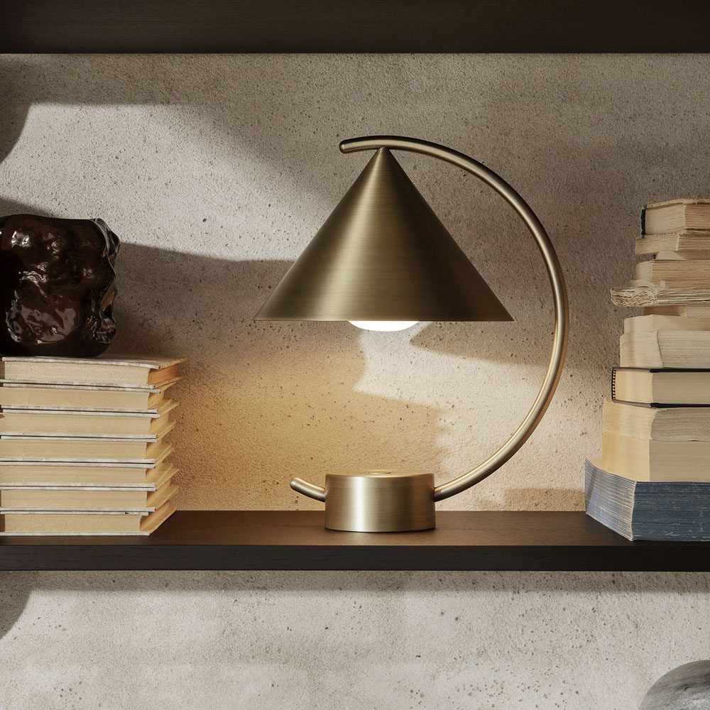 FERM LIVING Meridian Table Lamp, Portable, Brass - Image 5