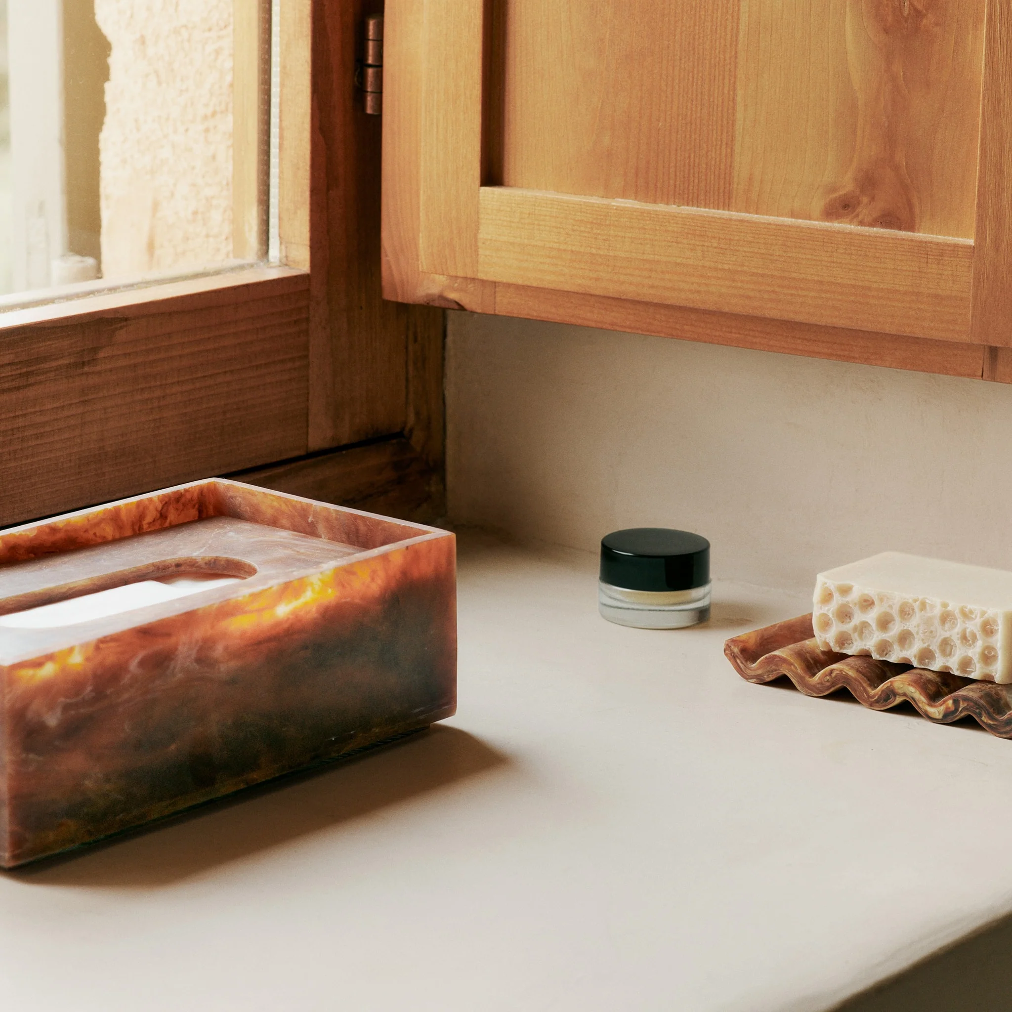 FERM LIVING Mist Soap Dish, 9x14cm, Sugar Kelp - Image 2