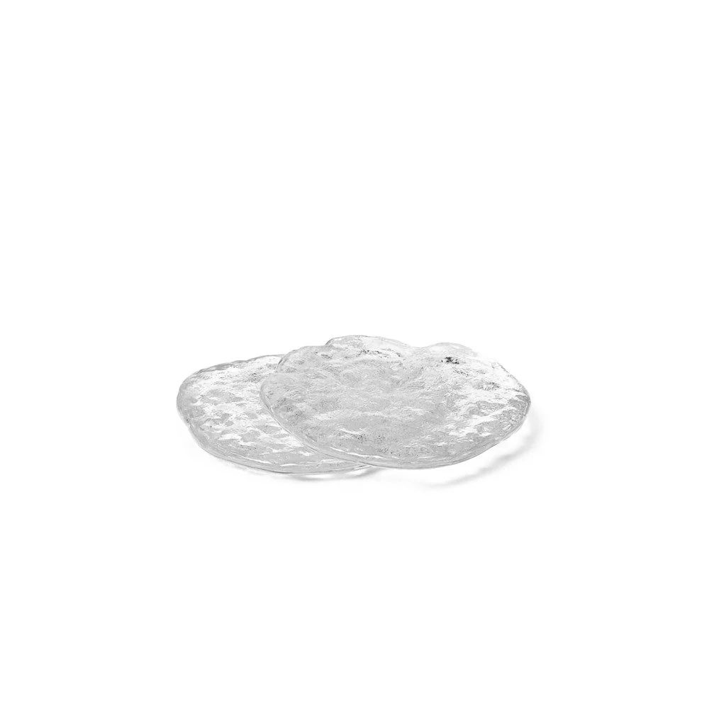 FERM LIVING Momento Glass Stones, Clear, Large (Set of 2) - Image 5
