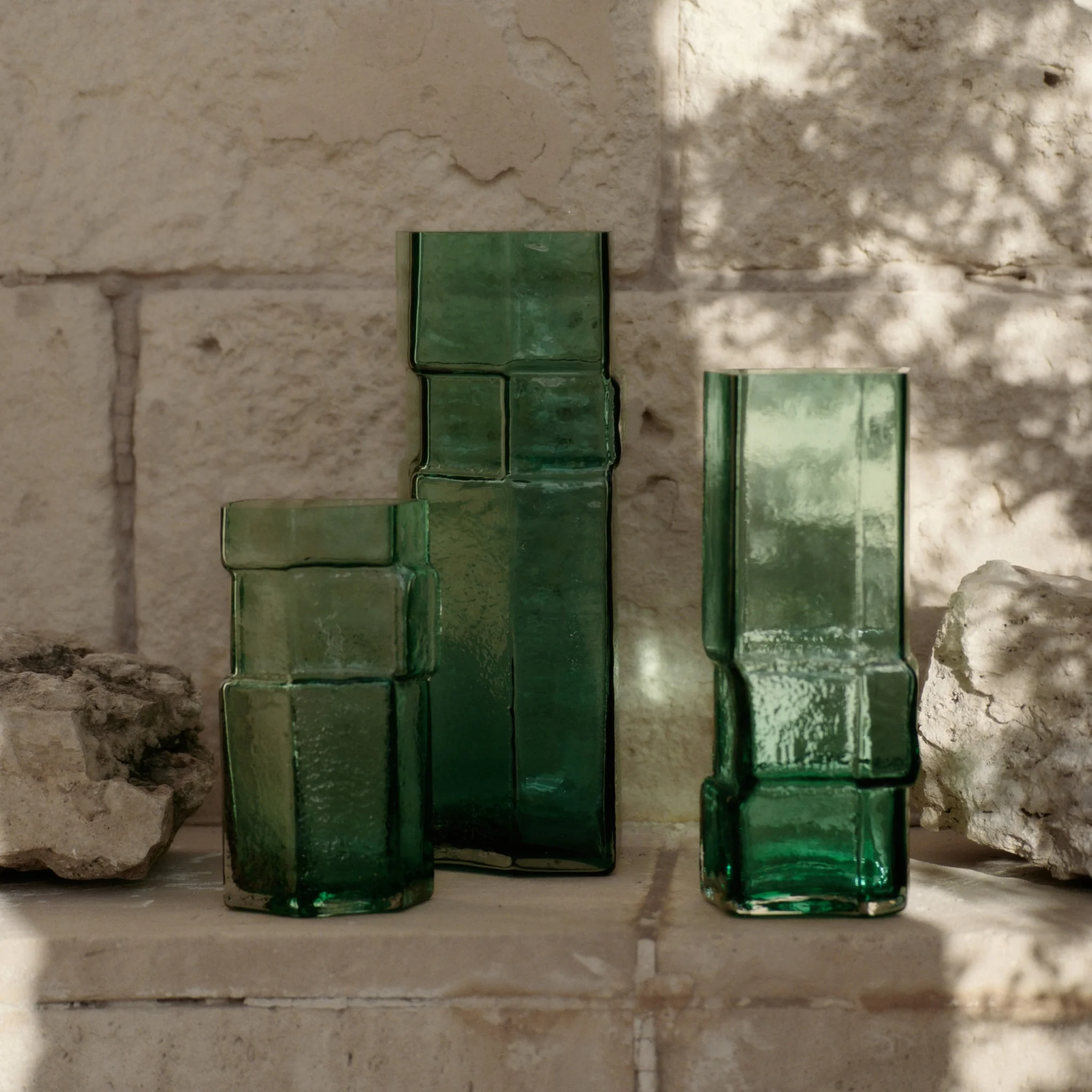 FERM LIVING Muro Vase, H30cm, Recycled Green - Image 7