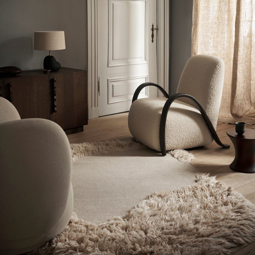 FERM LIVING Norte Rug, Natural, 200x150cm - Image 4