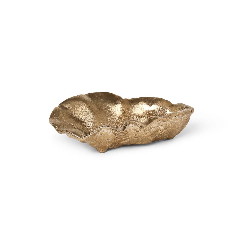 FERM LIVING Oyster Bowl, Brass - Image 3