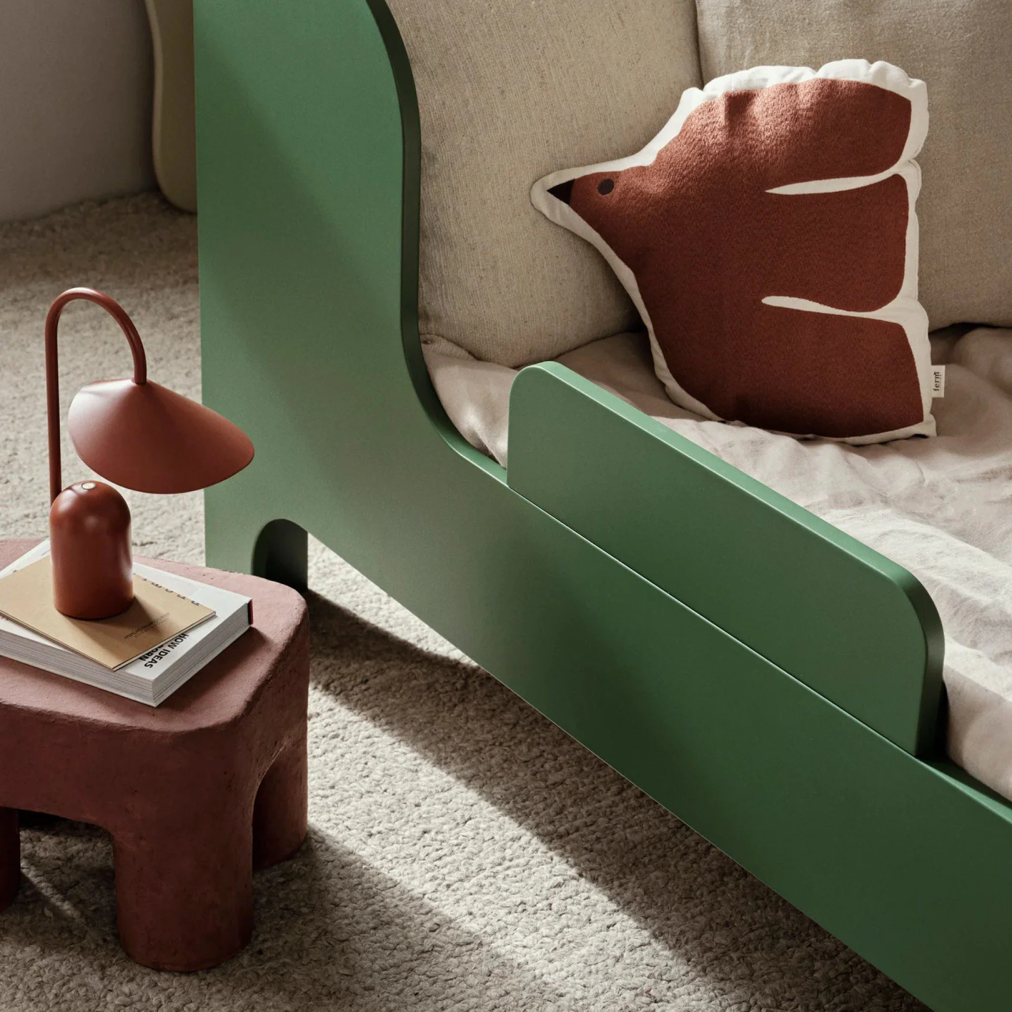 FERM LIVING Podo Stool, Red Brown - Image 4