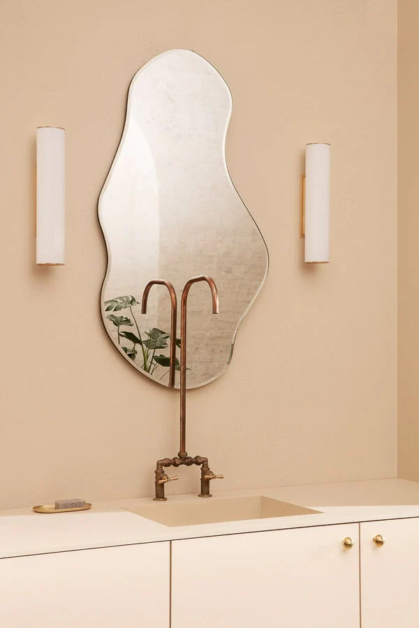 FERM LIVING Pond Mirror Large, Brass - Image 3