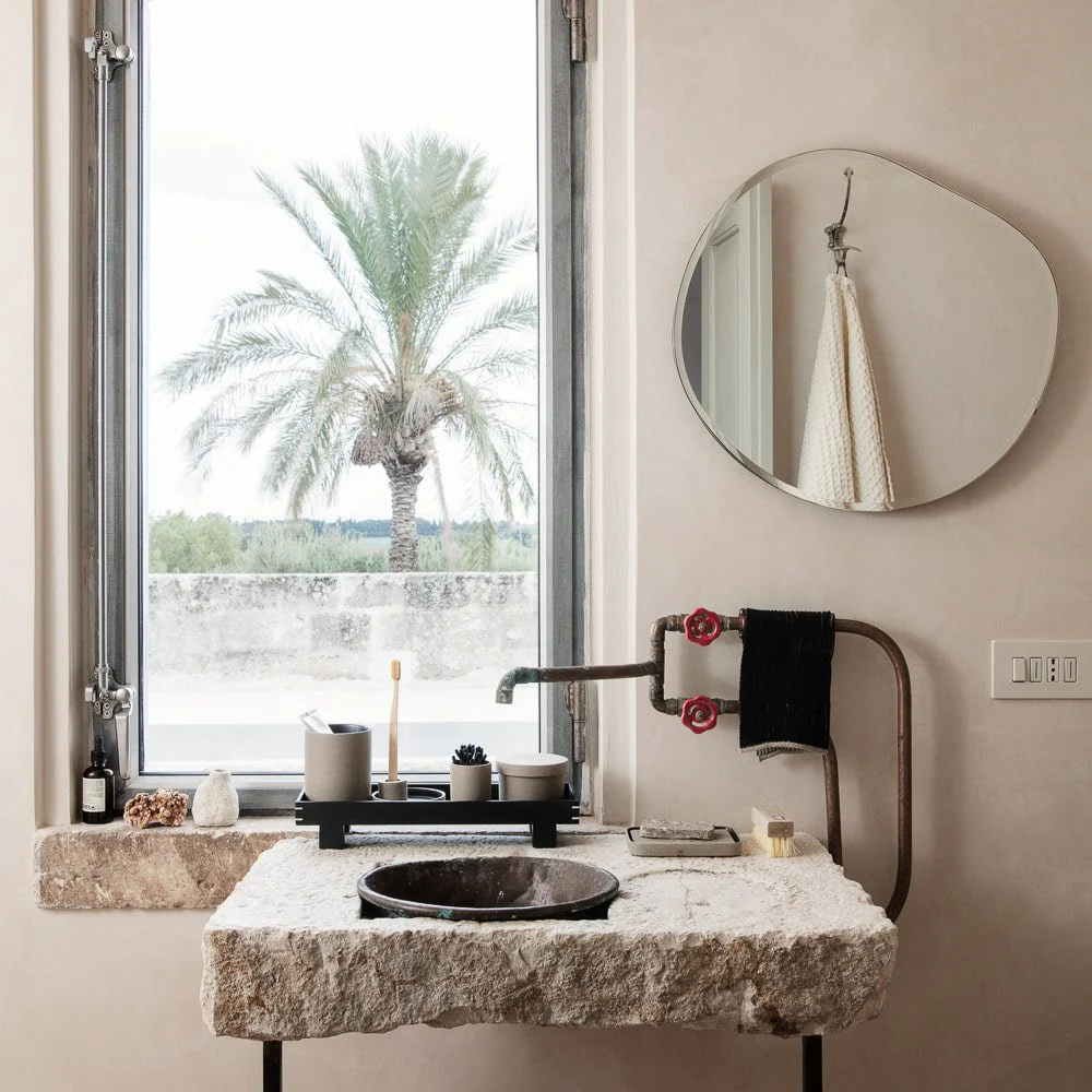 FERM LIVING Pond Mirror XL, Dark Chrome - Image 5