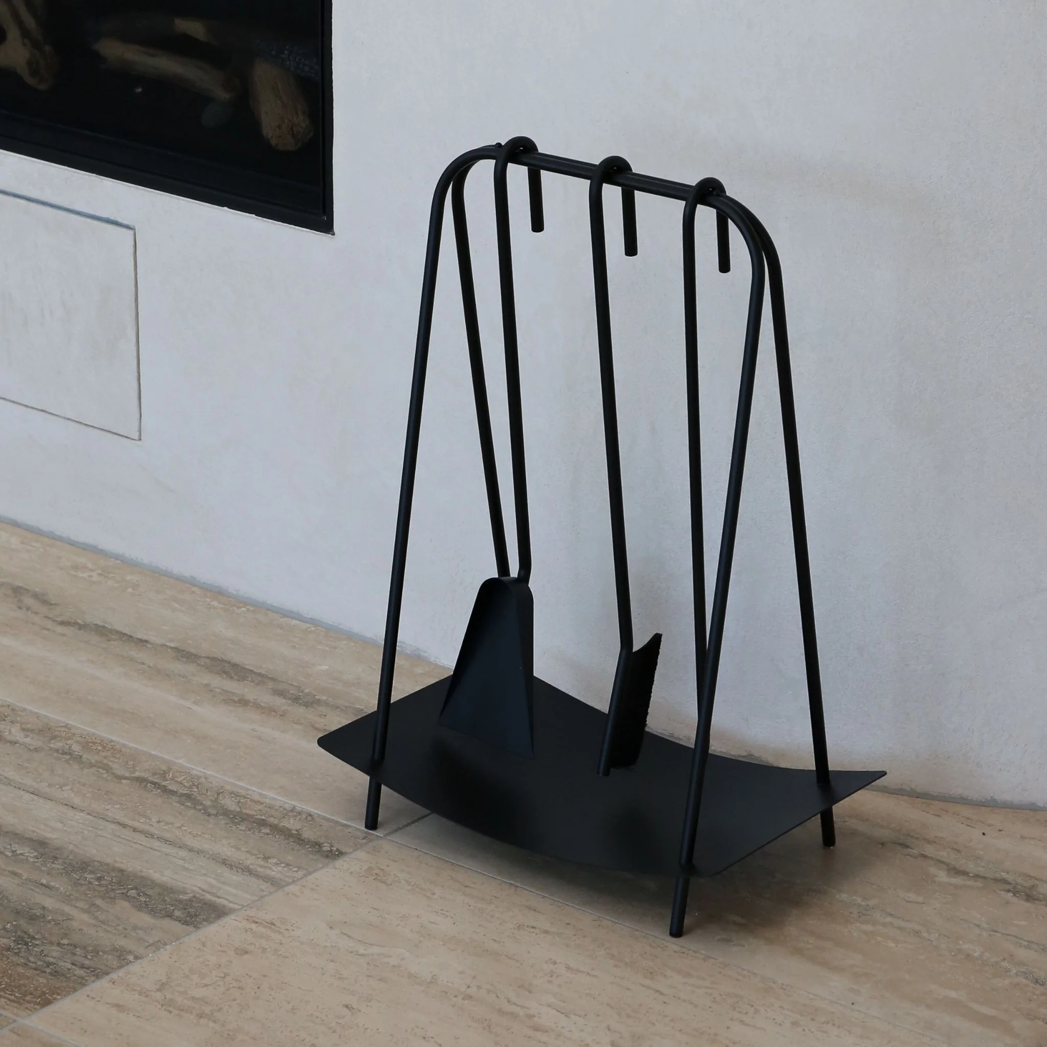 FERM LIVING Port Fireplace Tools, Black - Image 3