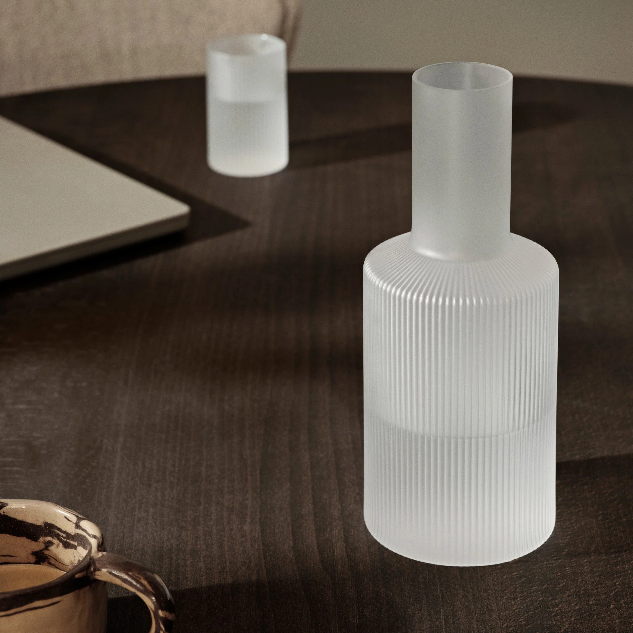 FERM LIVING Ripple Carafe, Frosted - Image 4
