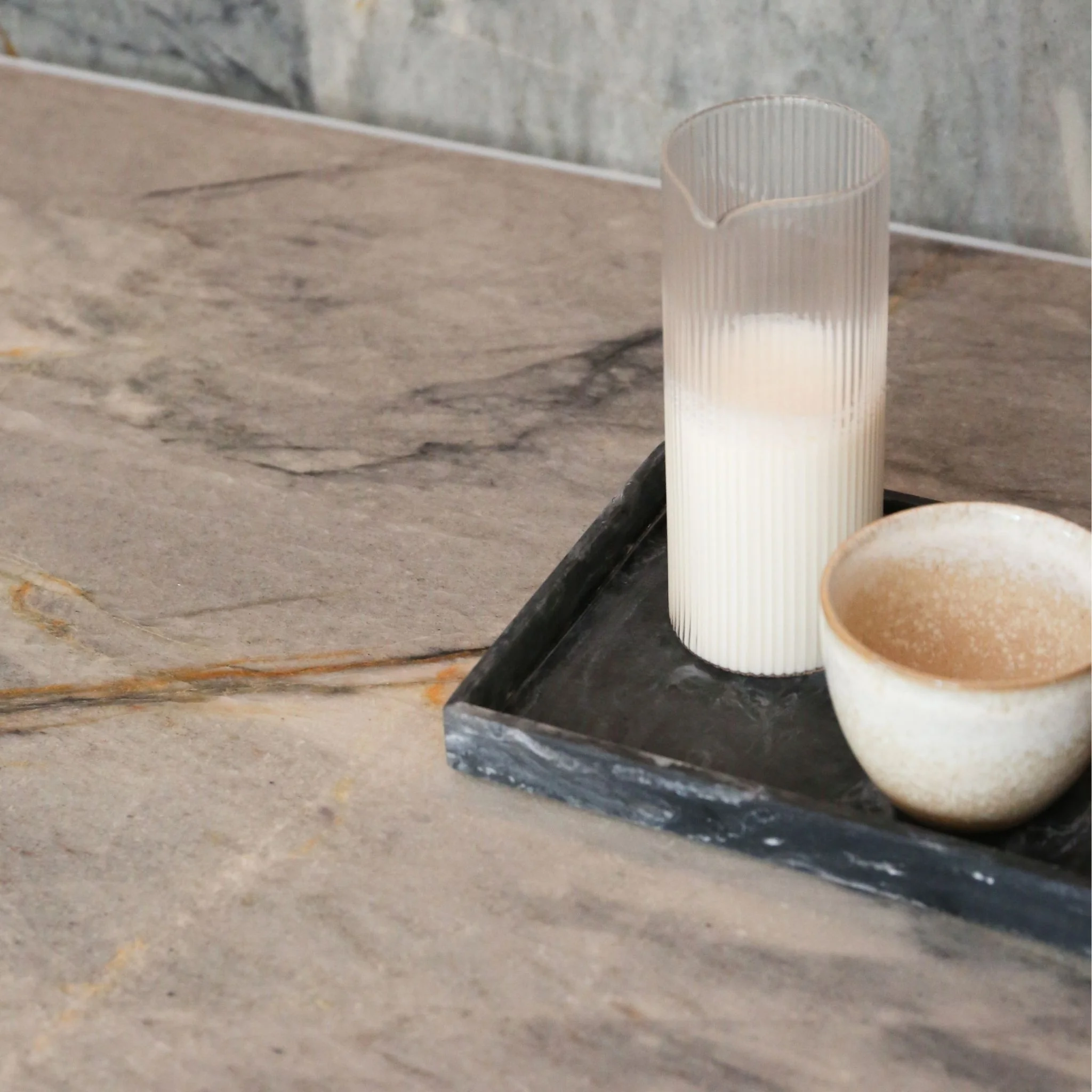 FERM LIVING Ripple Milk Jug, Clear - Image 4