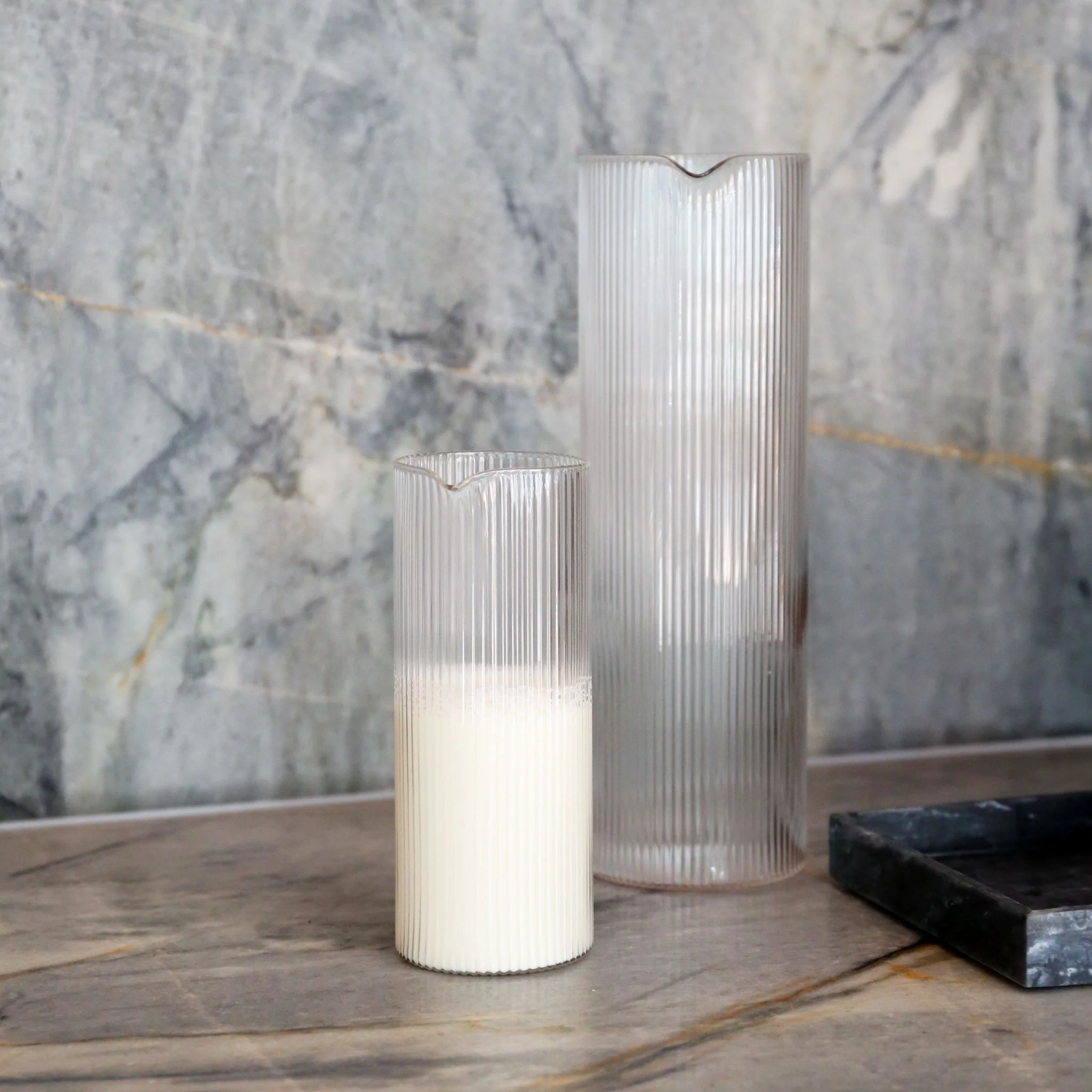 FERM LIVING Ripple Water Jug, Clear - Image 2