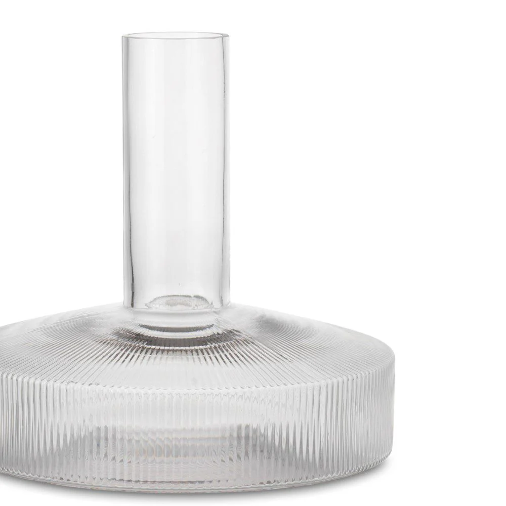 FERM LIVING Ripple Wine Carafe, Clear - Image 3