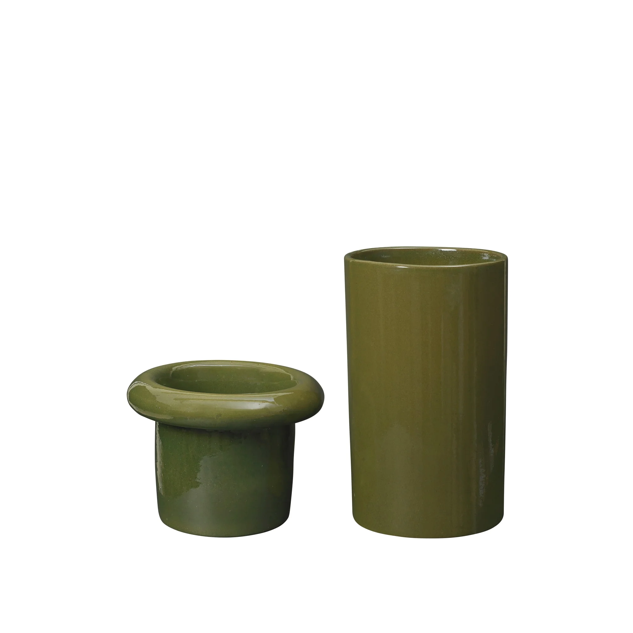 FERM LIVING Rollo Pot, H36cm, Moss Green - Image 2