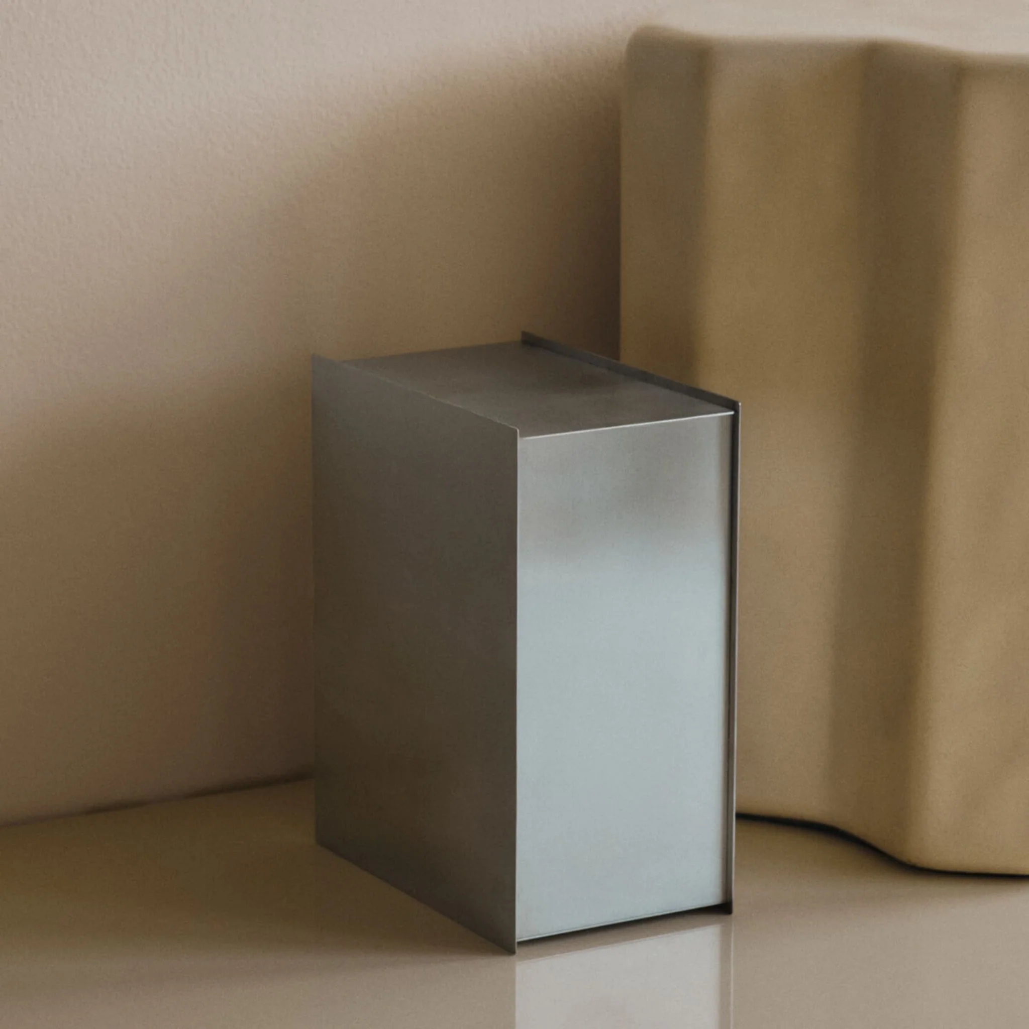 FERM LIVING Sama Bin, Brushed Stainless Steel - Image 2