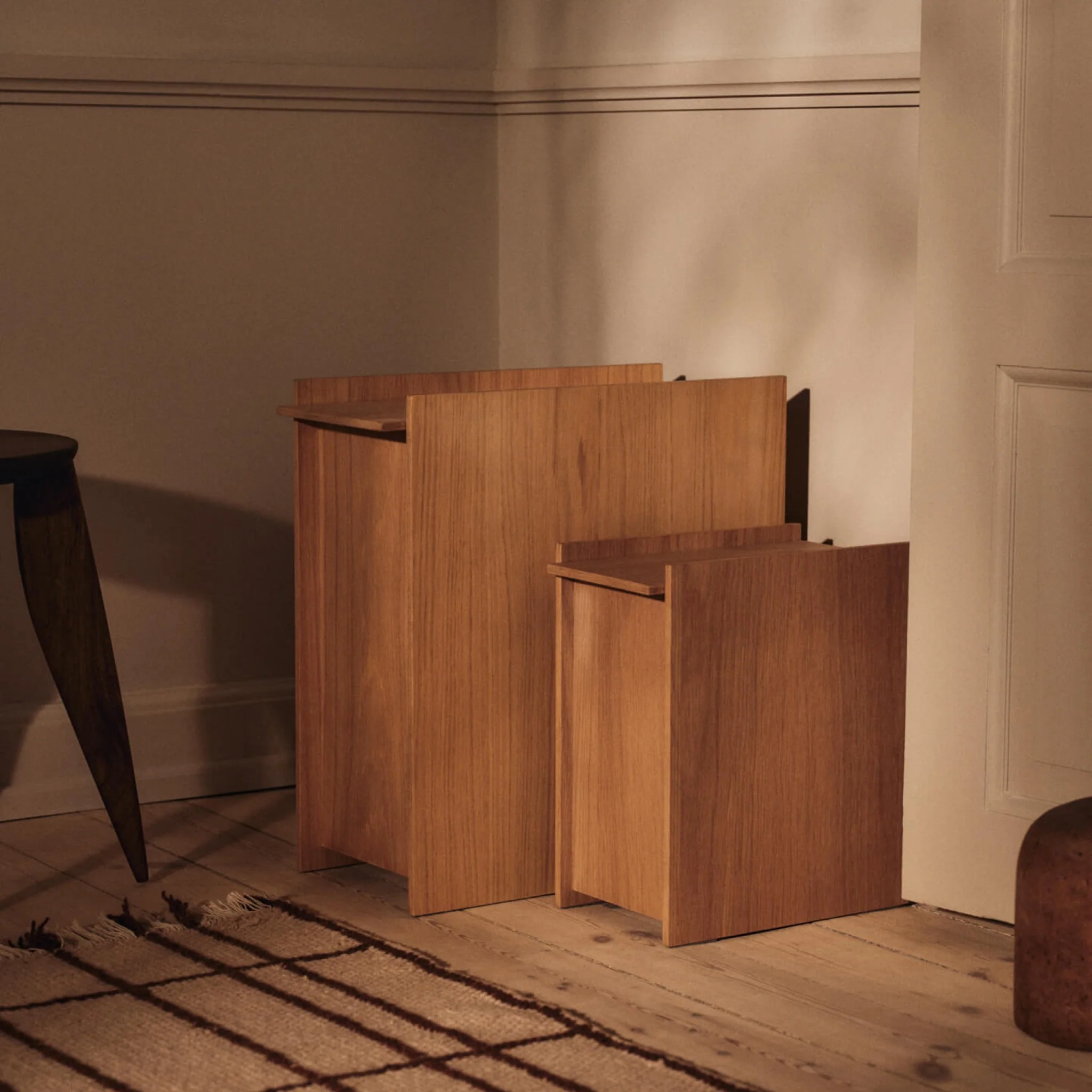 FERM LIVING Sama Wooden Bin, Oak - Image 4